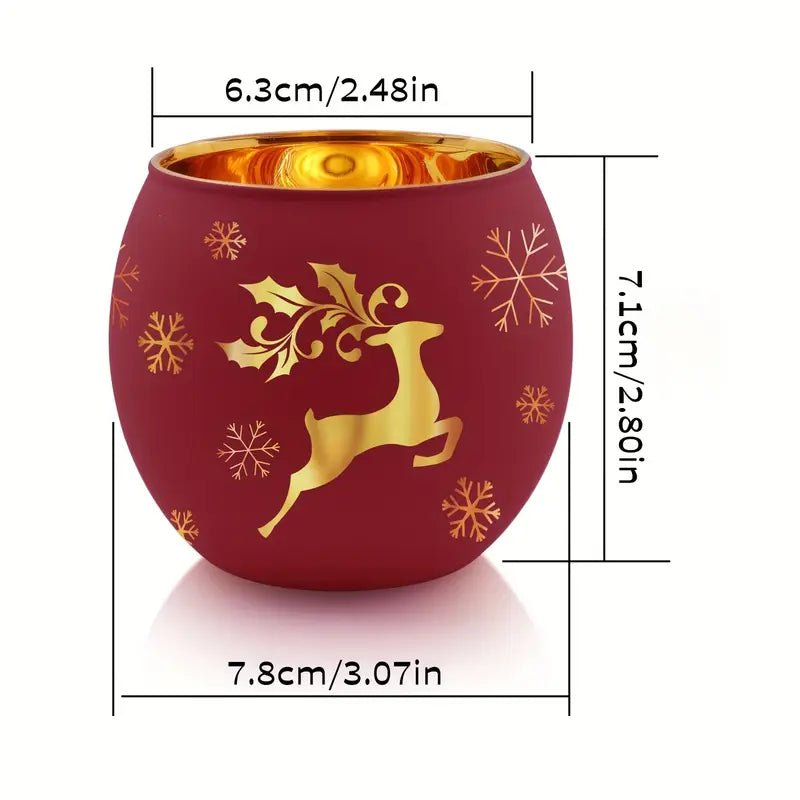 1kpl Lasinen kynttilänjalka, erinomainen laatu