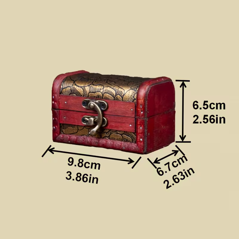 3kpl käsintehty vintage-tyylinen puinen rasiasarja