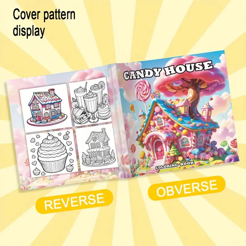 Candy House coloring book värityskirja