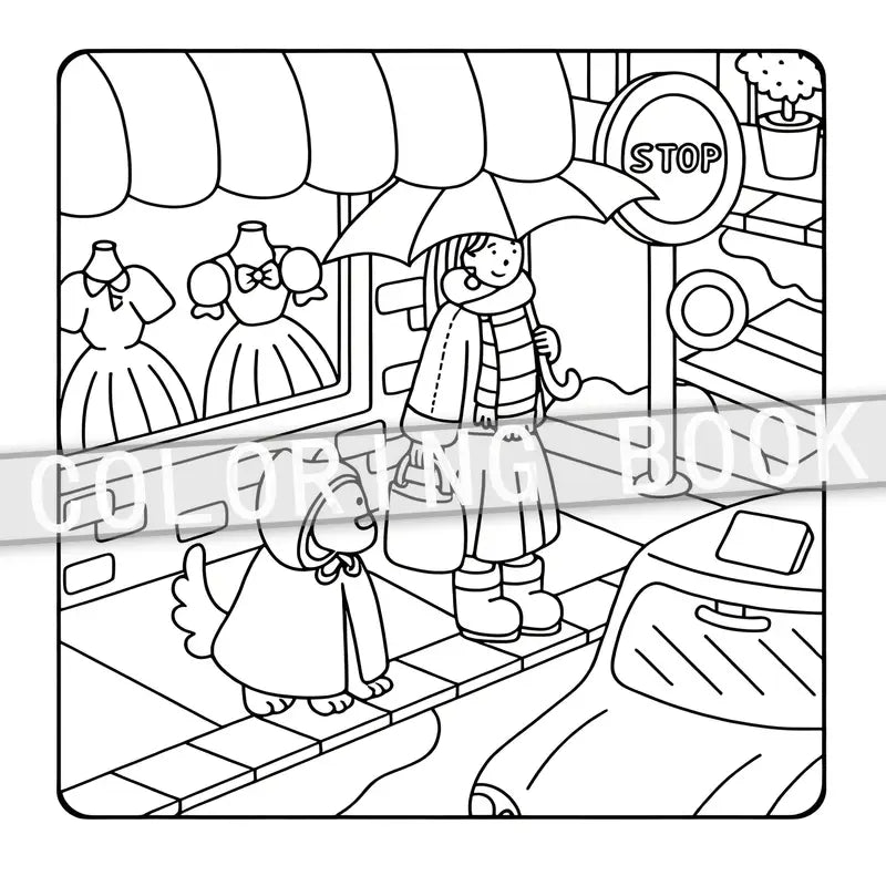 Very girly coloring book värityskirja