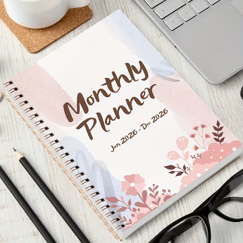 1 kpl A5 2026 kuukausikalenterivihko