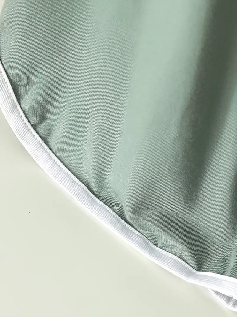 100 % puuvillaa Oliivinvihreä pyjama-setti