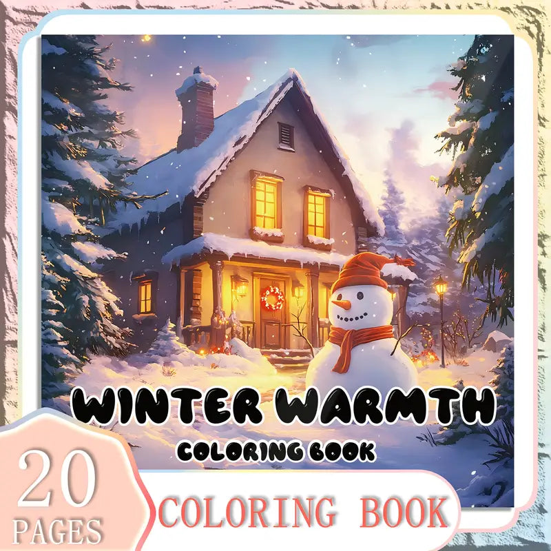 Winter warmth coloring book värityskirja