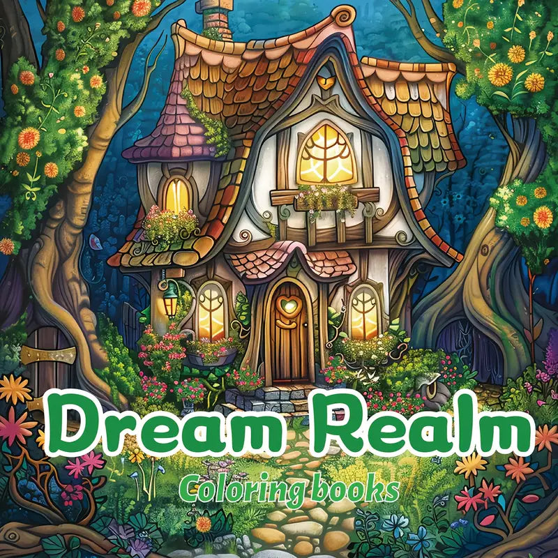 Dream realm coloring book värityskirja