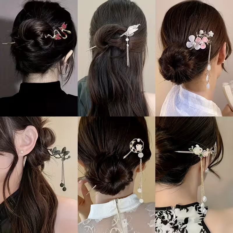 1 kpl metallisia hiuspinnejä, tyylikkäitä hiusasusteita elegantteihin kampauksiin