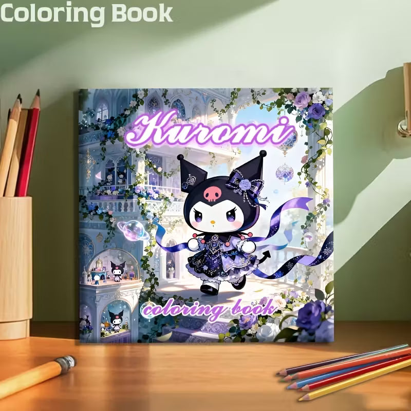 Kuromi coloring book värityskirja