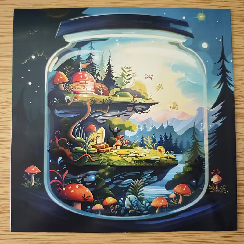 A world in a jar coloring book värityskirja