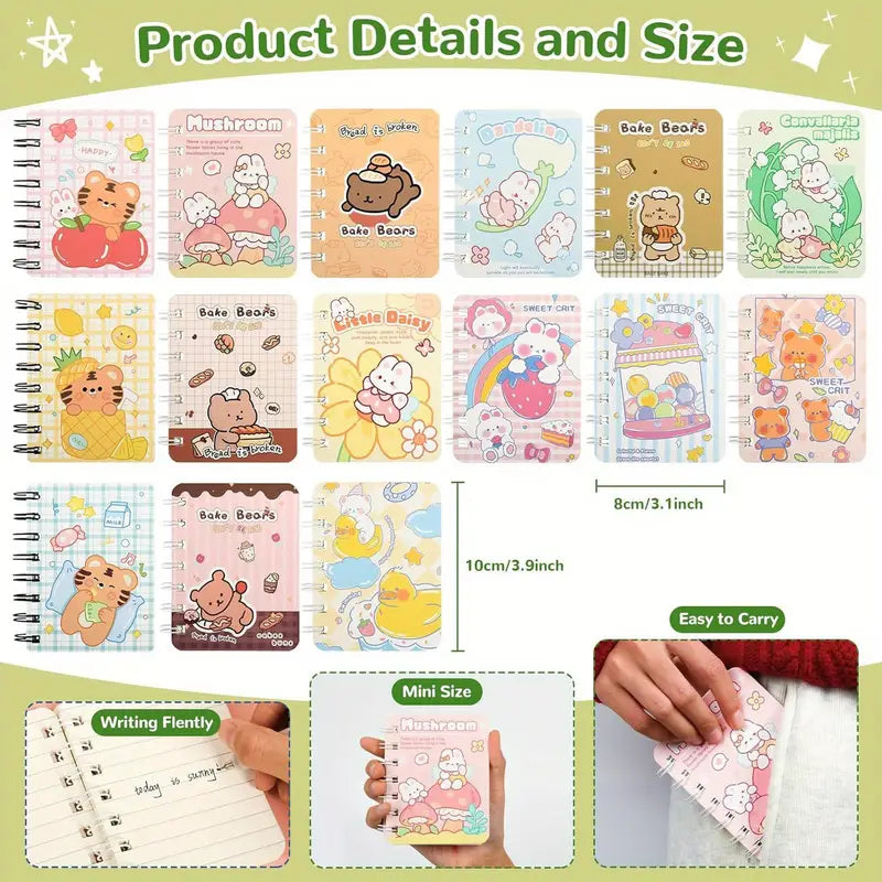 1 kpl söpö muistikirja A7