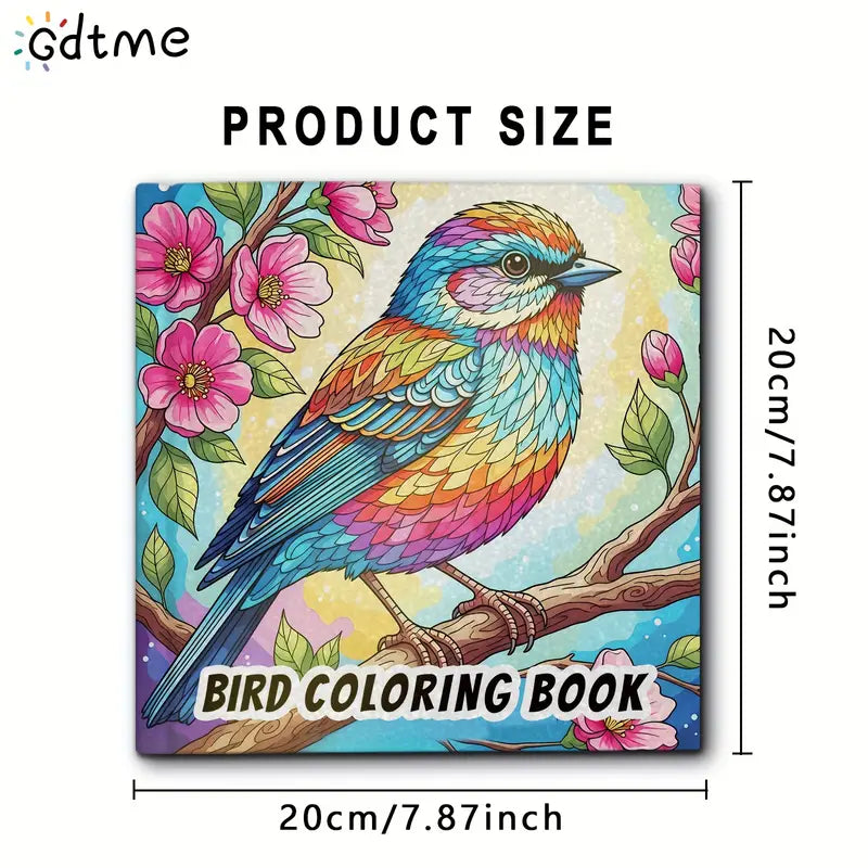 Bird coloring book värityskirja