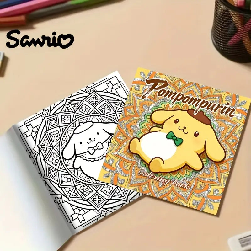 Pompompurin coloring book värityskirja