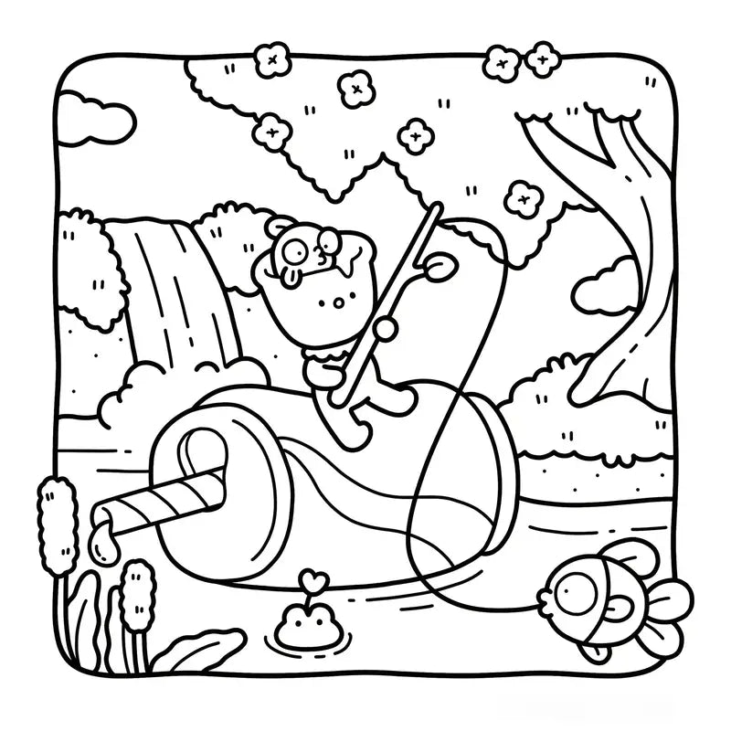 Dreamy Friends coloring book värityskirja