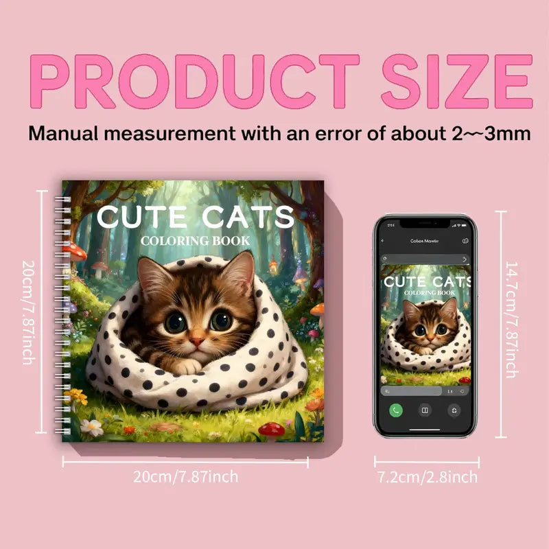 Cute Cats coloring book värityskirja