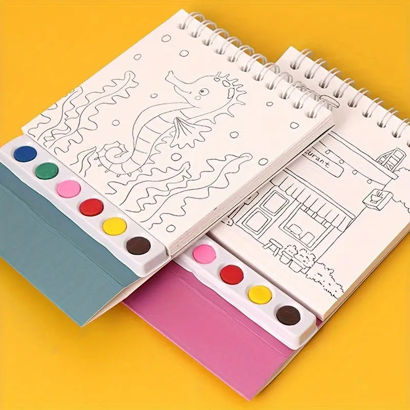 Water colors coloring book värityskirja