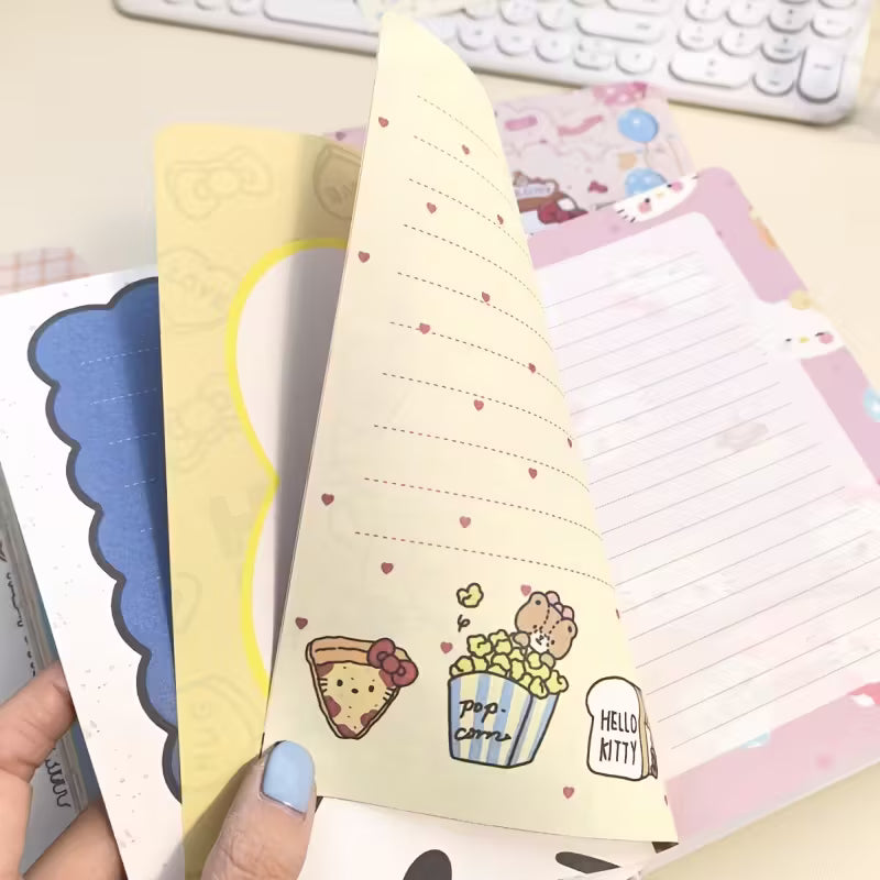 Ihana Hello Kittylle tarkoitettu A5-kokoinen kovakantinen muistikirja paksuilla sivuilla