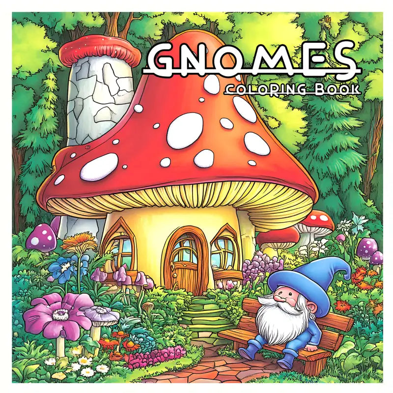 Gnome coloring book värityskirja