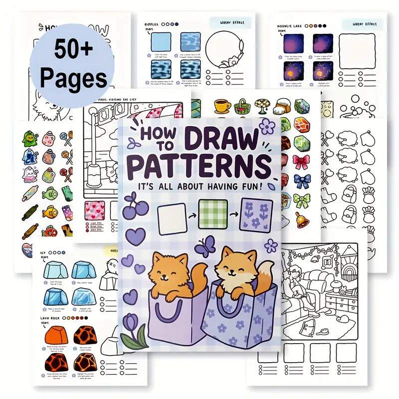 How to draw patterns Kuinka piirtää kuvioita