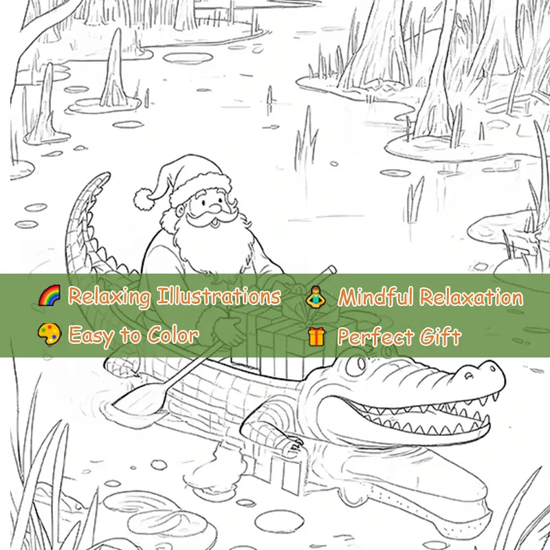 Santa Claus coloring book värityskirja