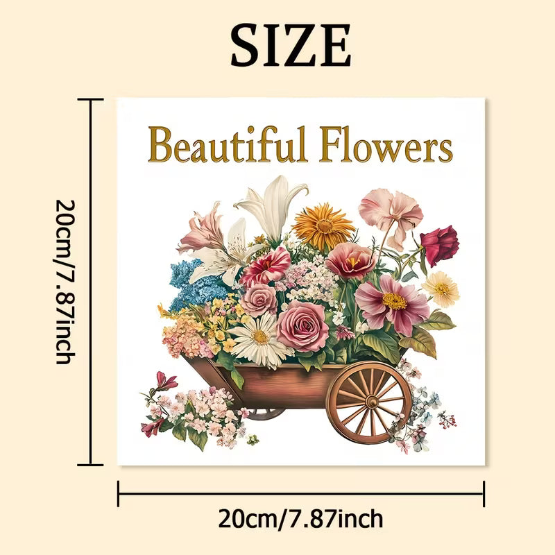 Beautiful Flowers värityskirja