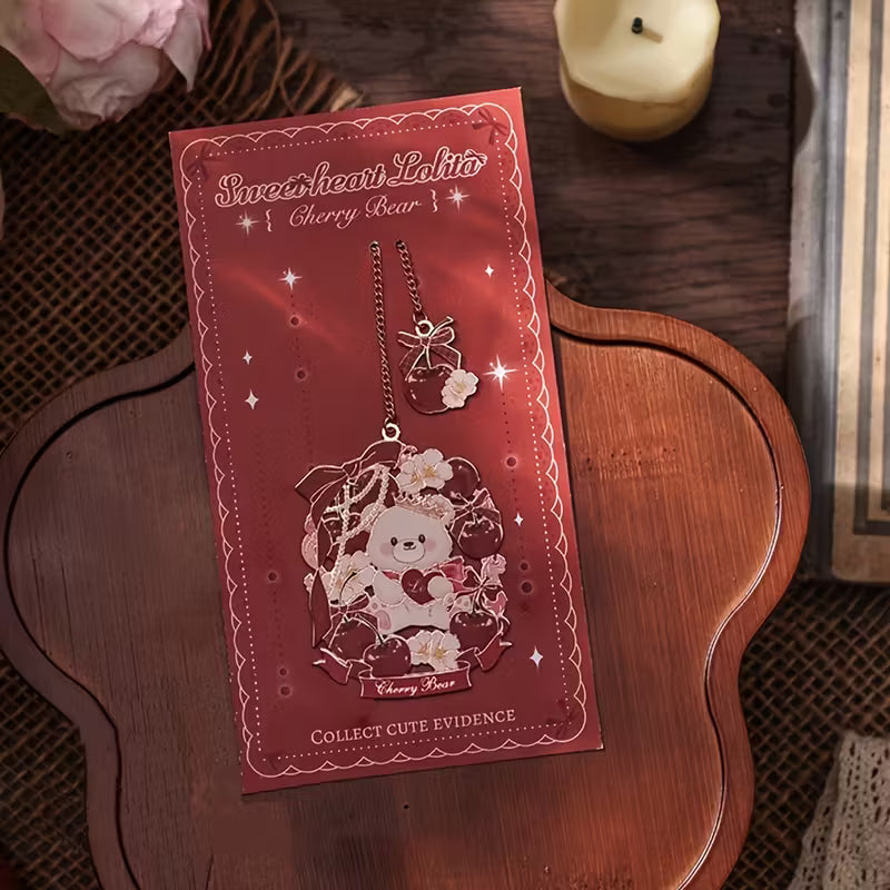 Kirsikankukkakarhu-kirjanmerkki