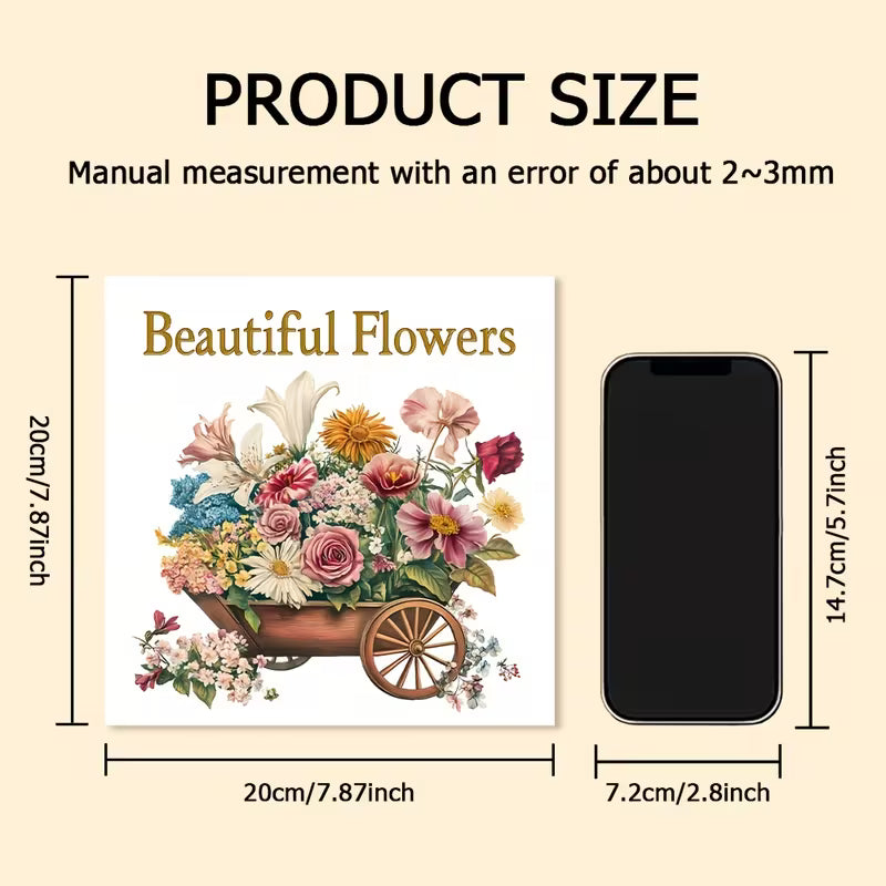 Beautiful Flowers värityskirja