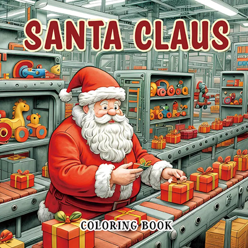 Santa Claus coloring book värityskirja