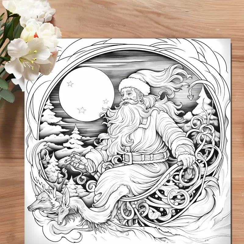 The magic of Christmas coloring book värityskirja