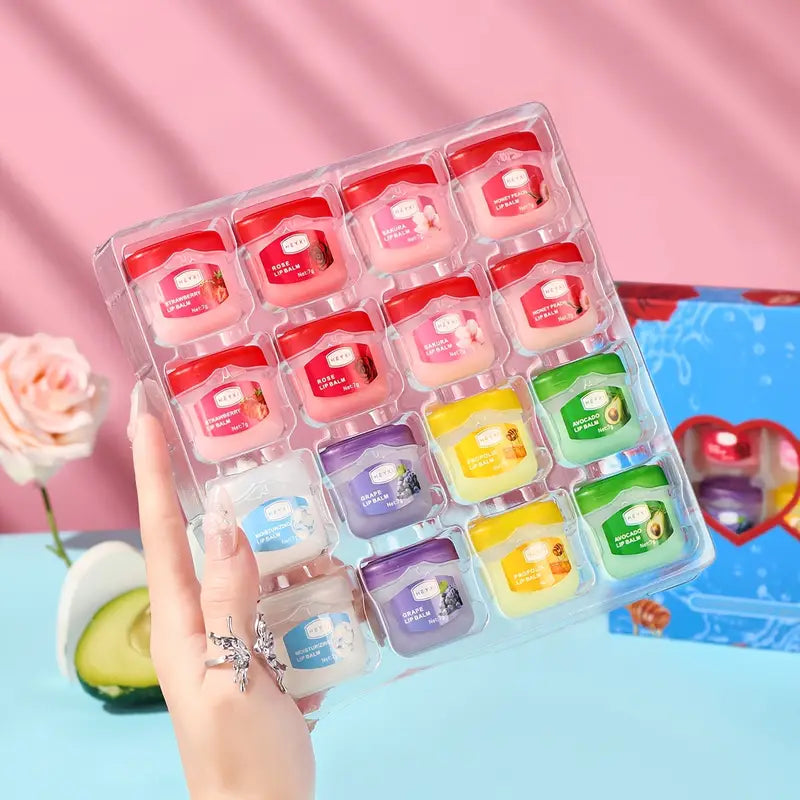 1kpl Heyxi hedelmänmakuinen huulivoidesarja - satunnainen