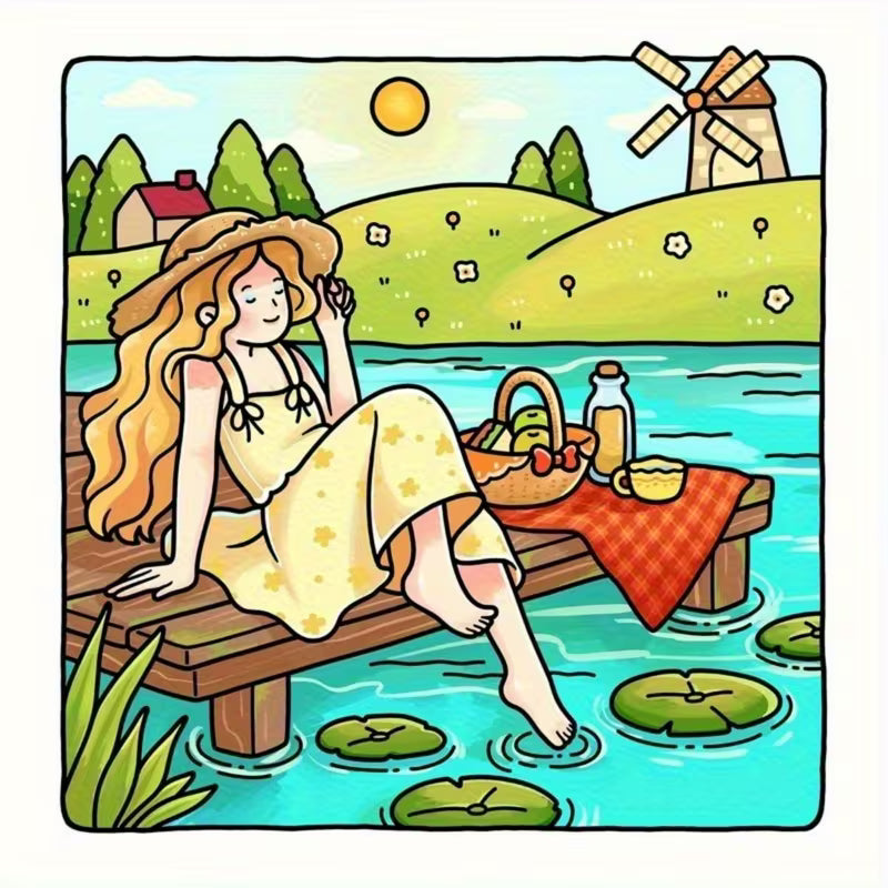 Tulossa pian! Soft life Värityskirja