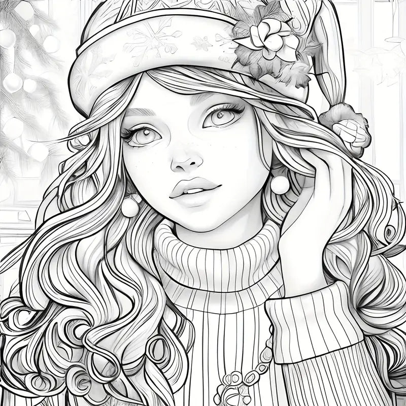 Merry Christmas coloring book värityskirja