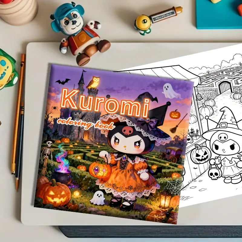 kuromi coloring book värityskirja