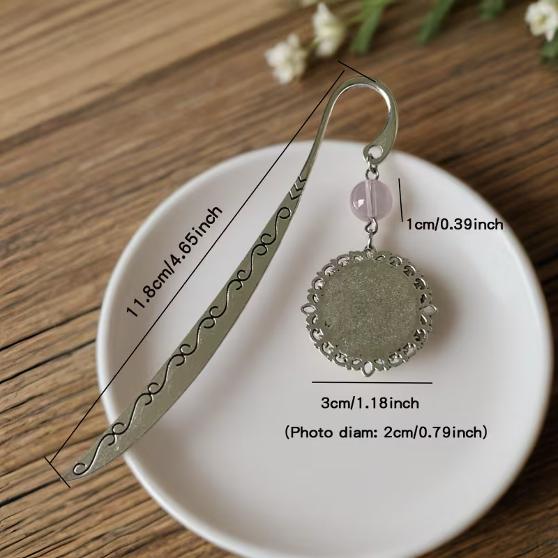 Vintage-pinkkiruusu-kirjanmerkki