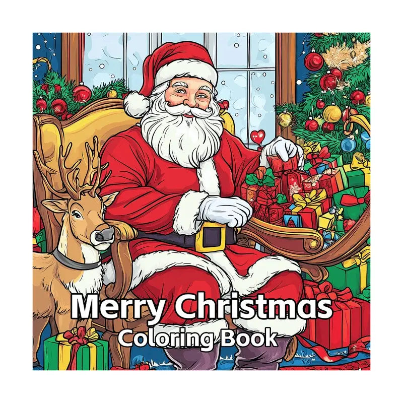 Merry Christmas coloring book värityskirja