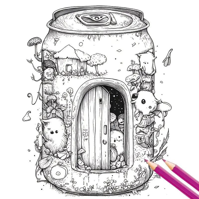 Secret World coloring book värityskirja