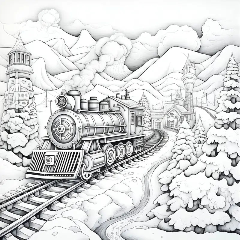 Winter warmth coloring book värityskirja