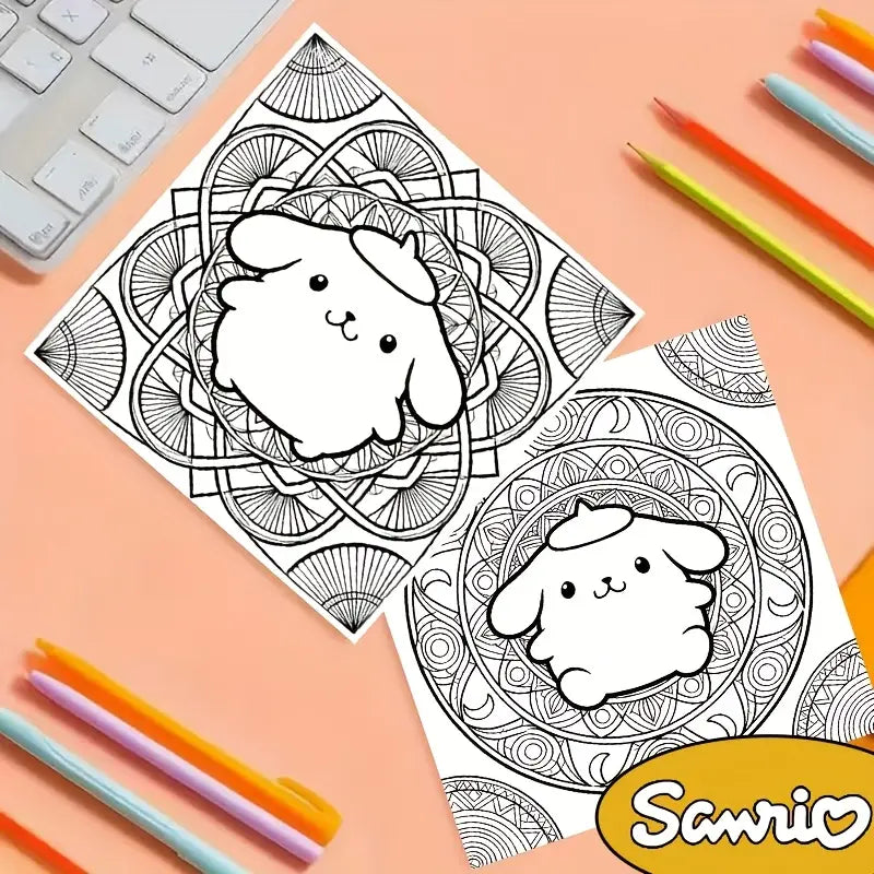 Pompompurin coloring book värityskirja