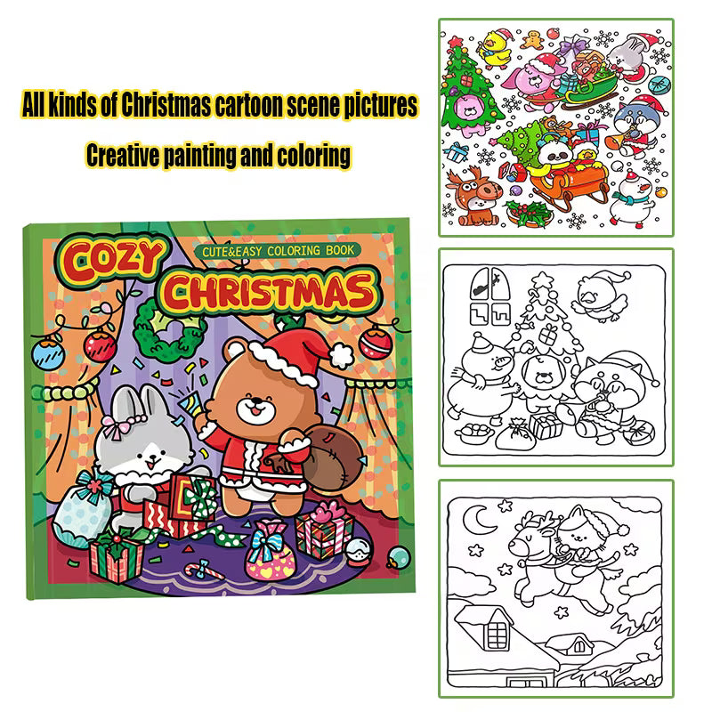 Cozy christmas värityskirja