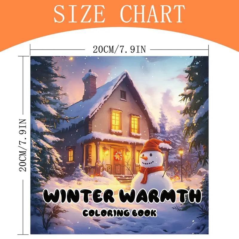 Winter warmth coloring book värityskirja