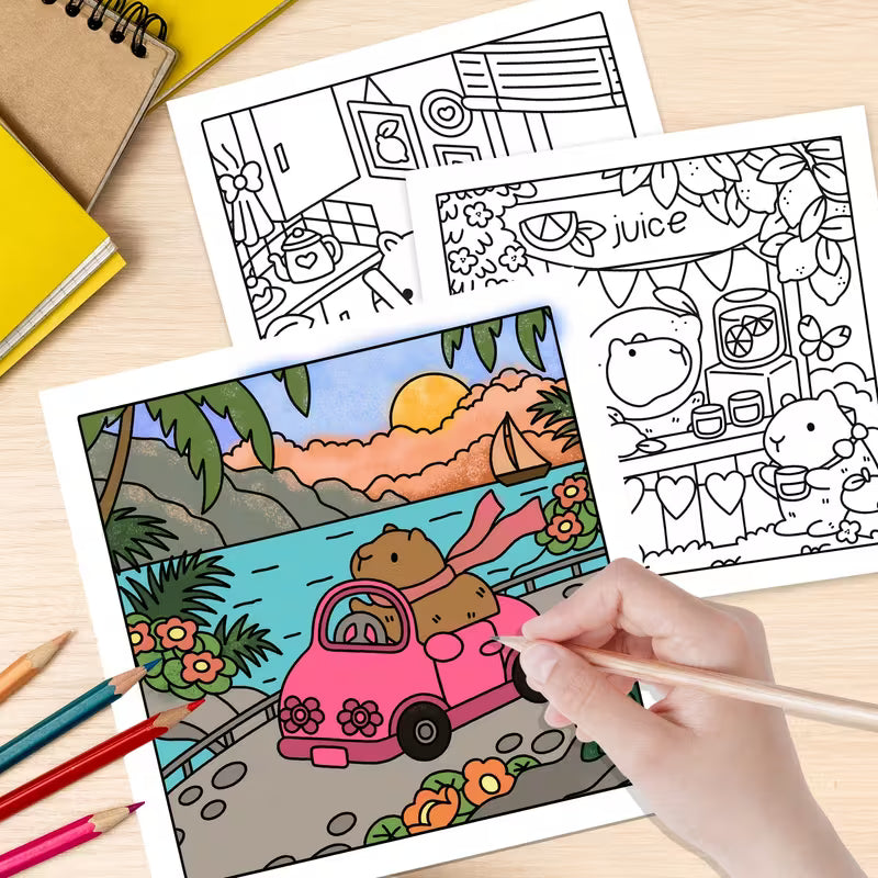 My fuzzy buddies coloring book Värityskirja