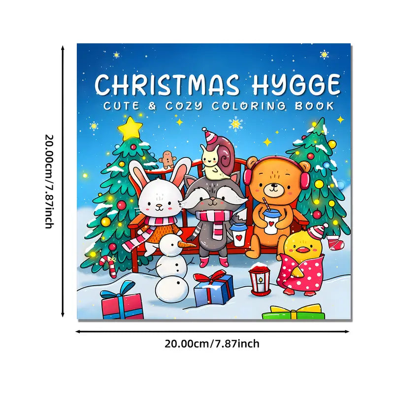 Christmas hygge coloring book värityskirja