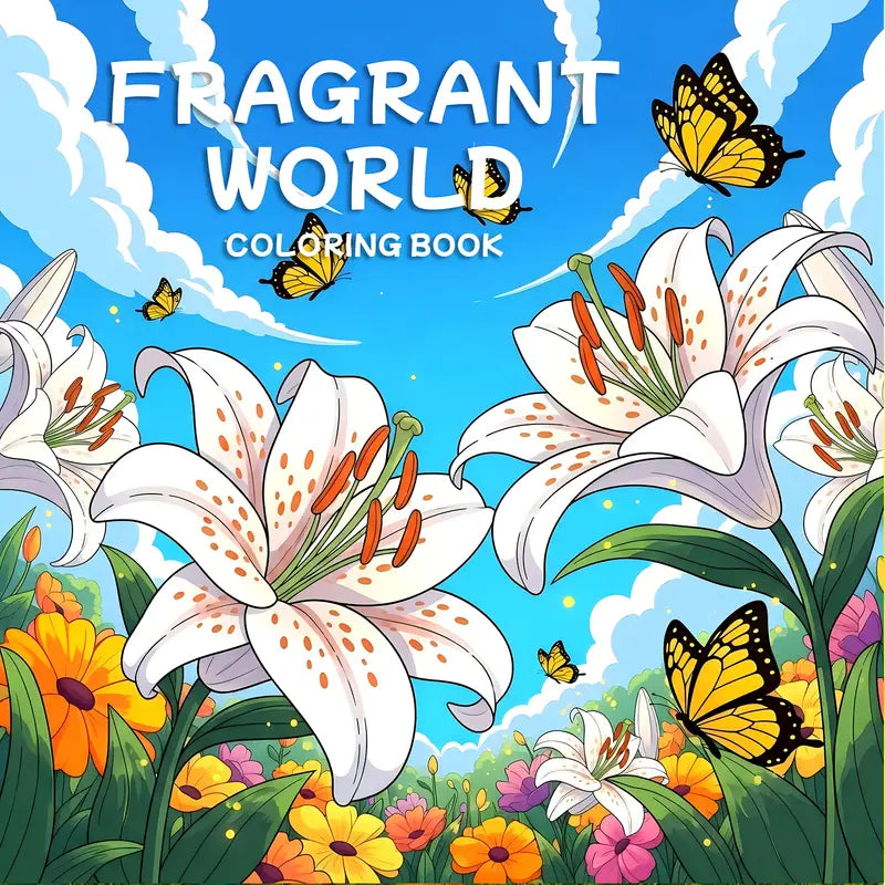 Fragrant world coloring book värityskirja