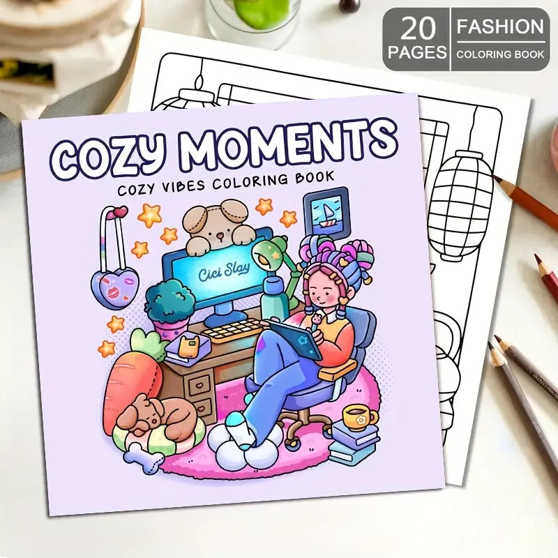 Cozy moments coloring book värityskirja