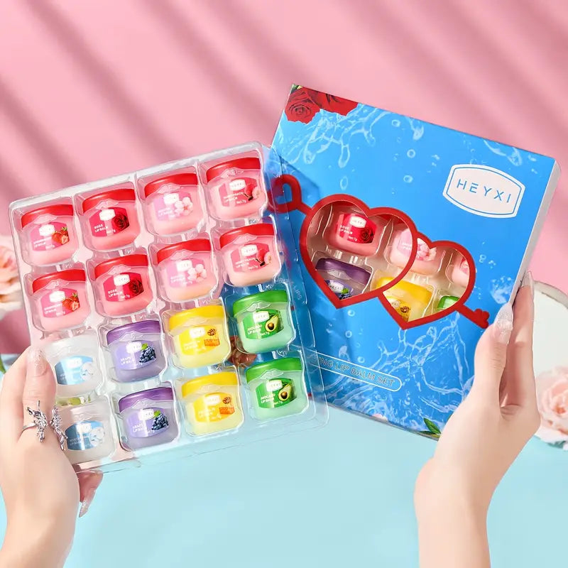 1kpl Heyxi hedelmänmakuinen huulivoidesarja - satunnainen