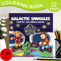 Galactic snuggles coloring book värityskirja