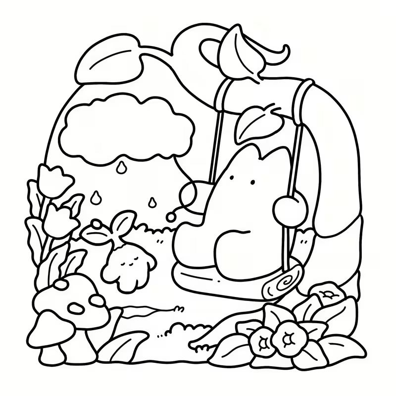 Magical Friends coloring book värityskirja