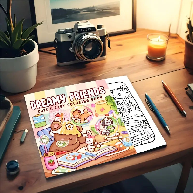 Dreamy Friends coloring book värityskirja