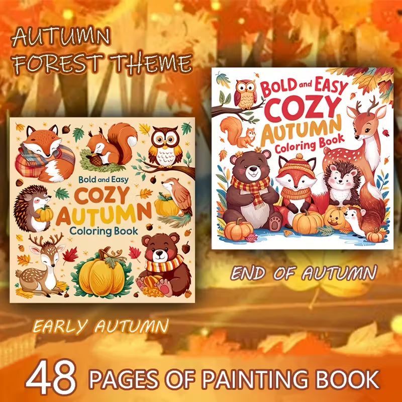 Cozy Autumn Värityskirja
