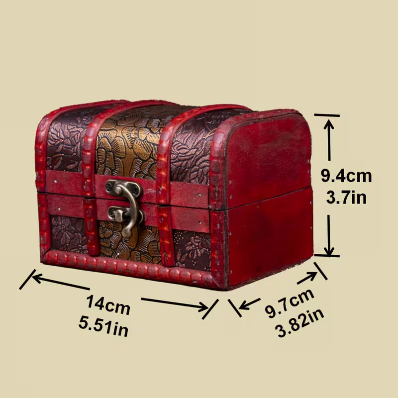 3kpl käsintehty vintage-tyylinen puinen rasiasarja