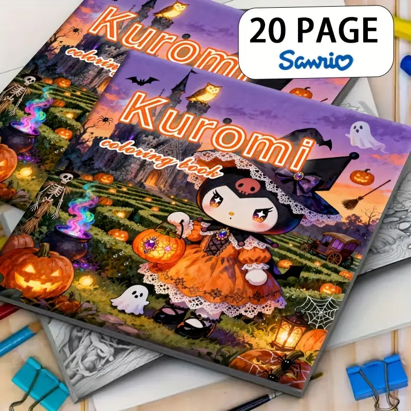 kuromi coloring book värityskirja