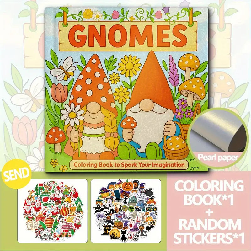Gnomes coloring book värityskirja