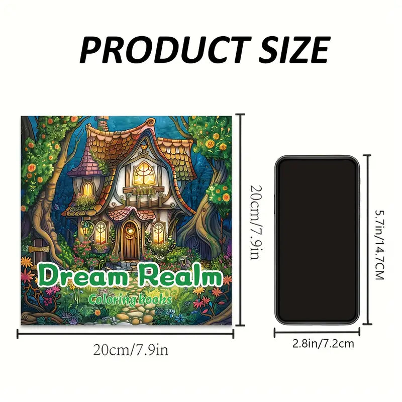 Dream realm coloring book värityskirja